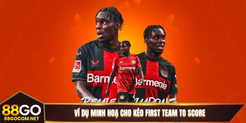 Ví dụ minh hoạ cho kèo First Team to Score